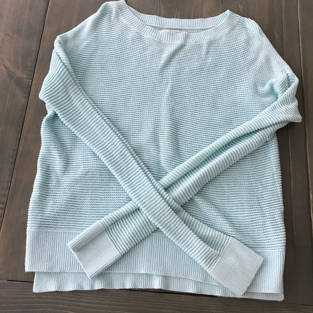 The Loft baby blue sweater